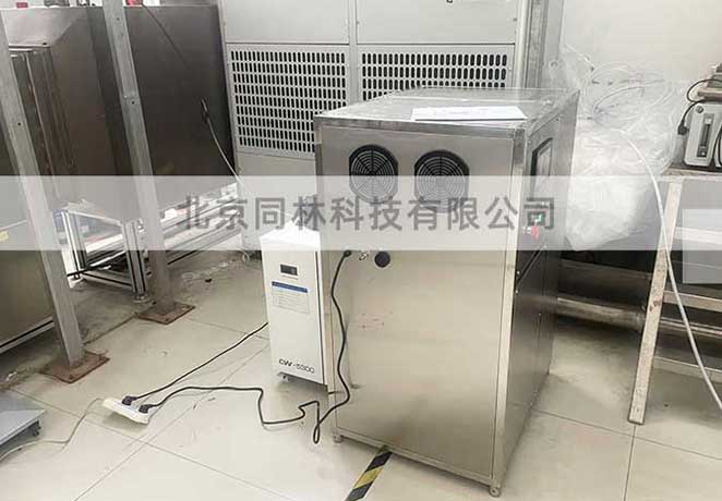 江蘇某單位管道臭氧消毒測試現場